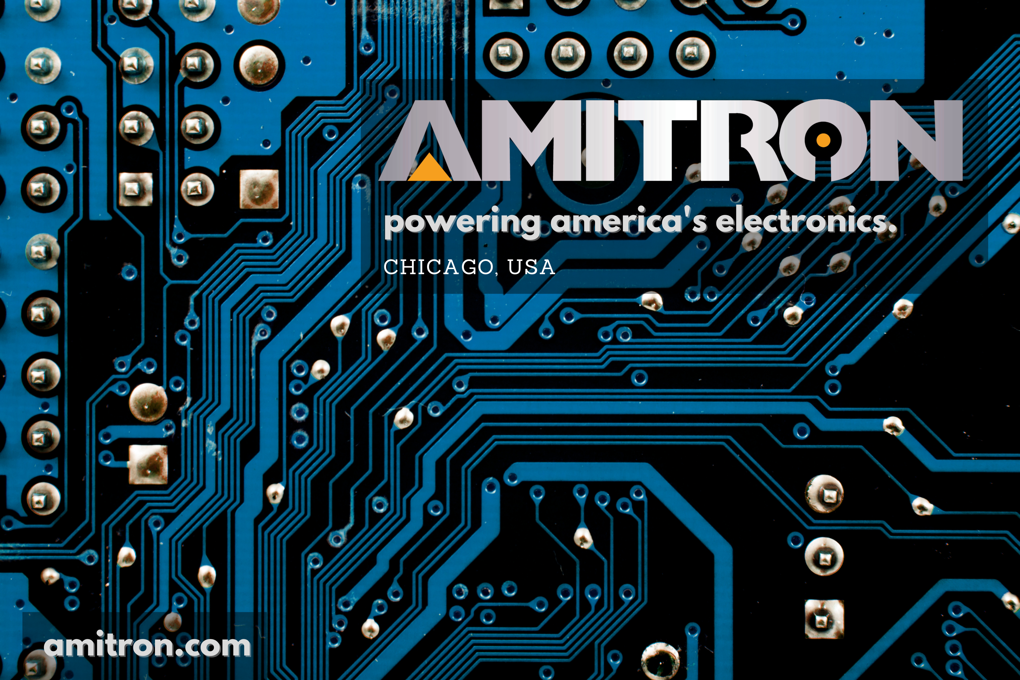 powering americas electronics. (36 × 24 in)